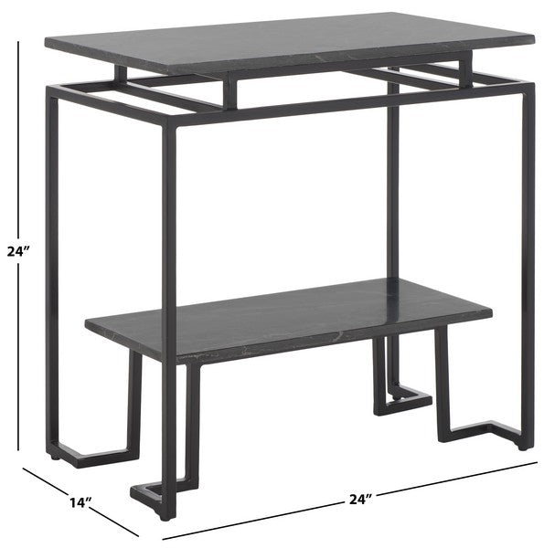 GUERNICA 1 SHELF RECTANGLE ACCENT TABLE