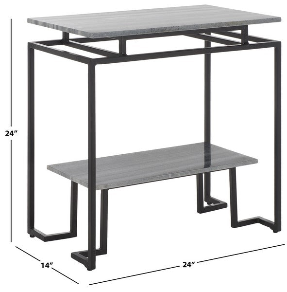 GUERNICA 1 SHELF RECTANGLE ACCENT TABLE