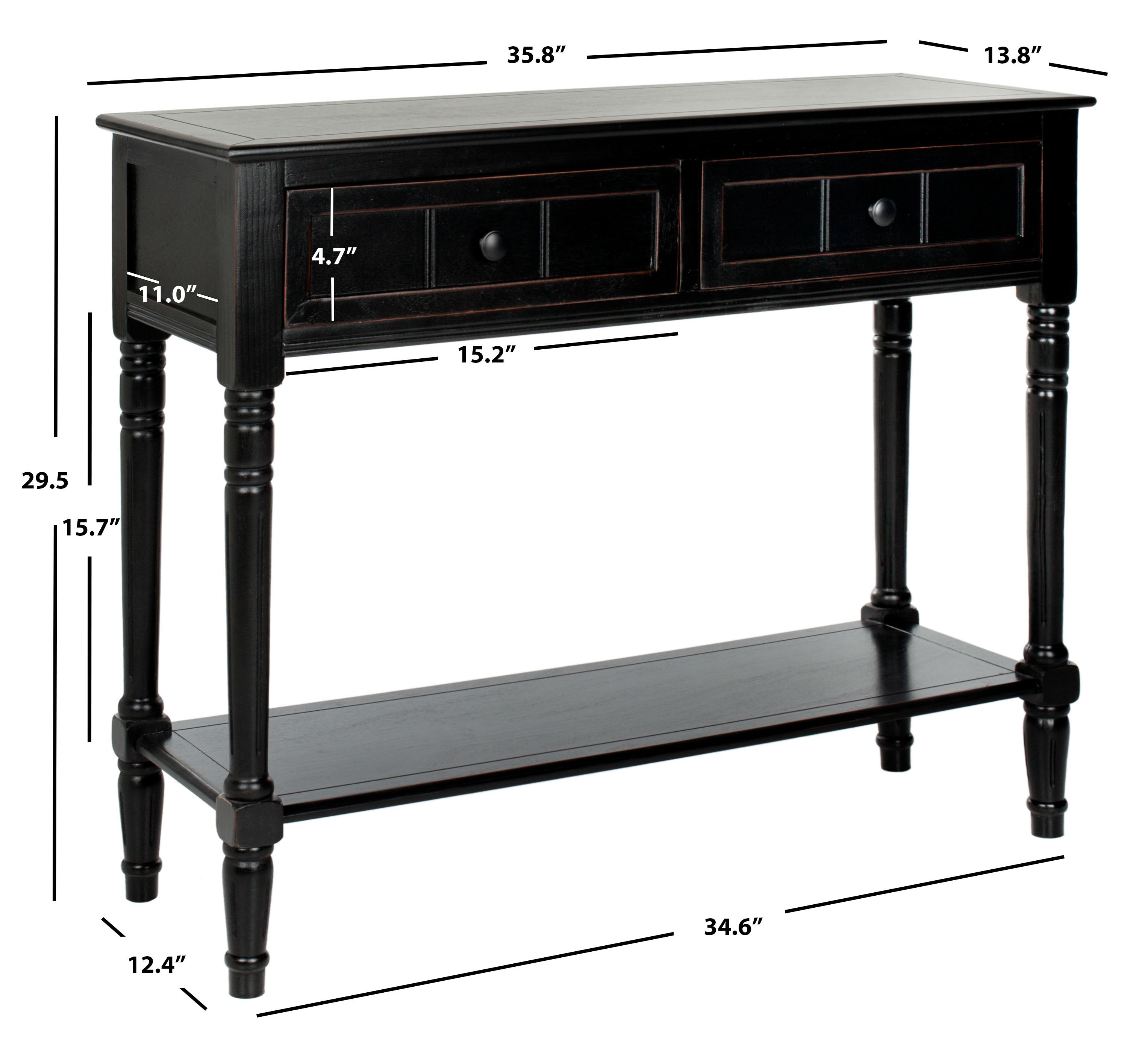 SAMANTHA 2 DRAWER CONSOLE