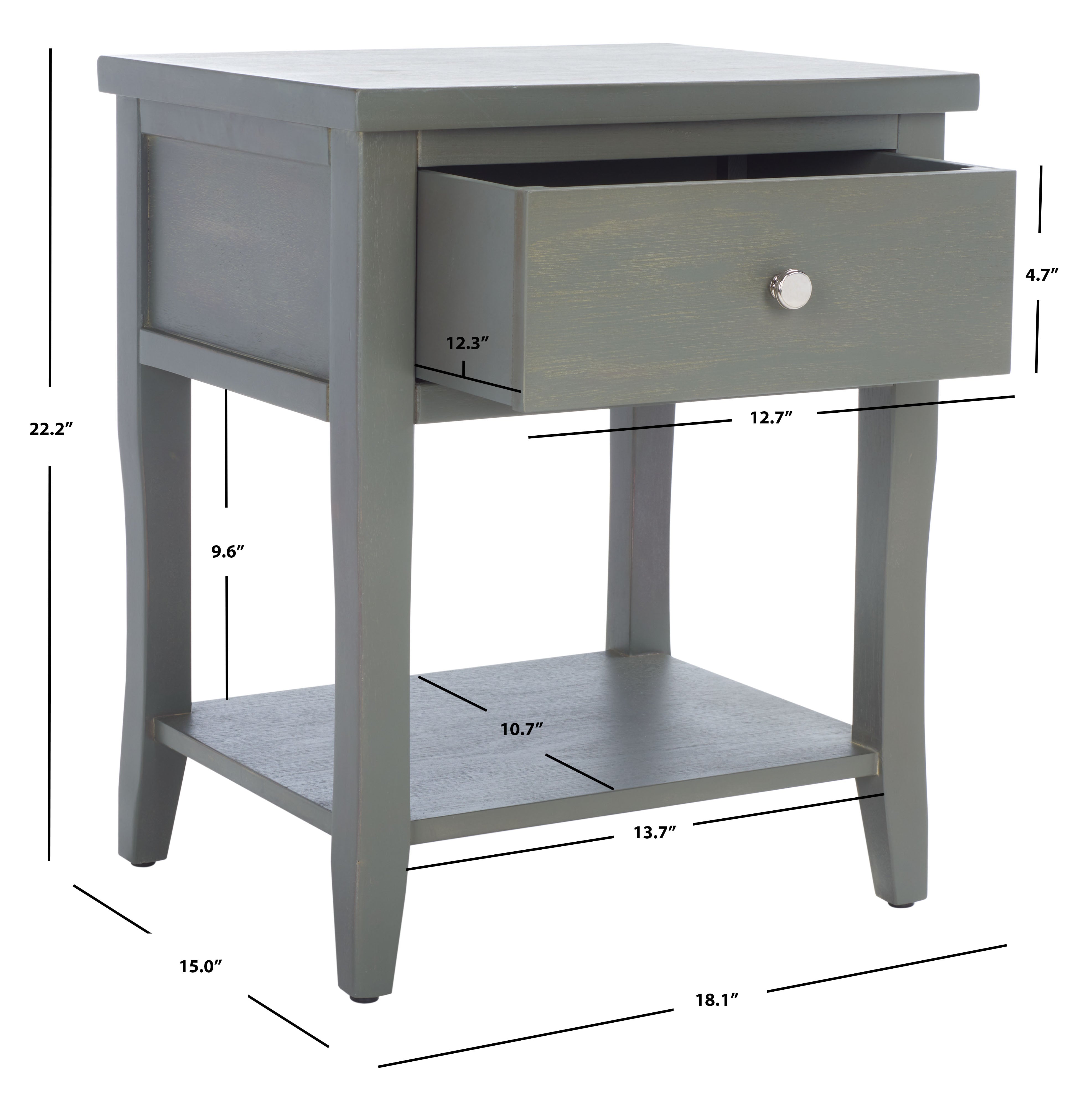 TABLE D'ACCENT COBY AVEC TIROIR DE RANGEMENT