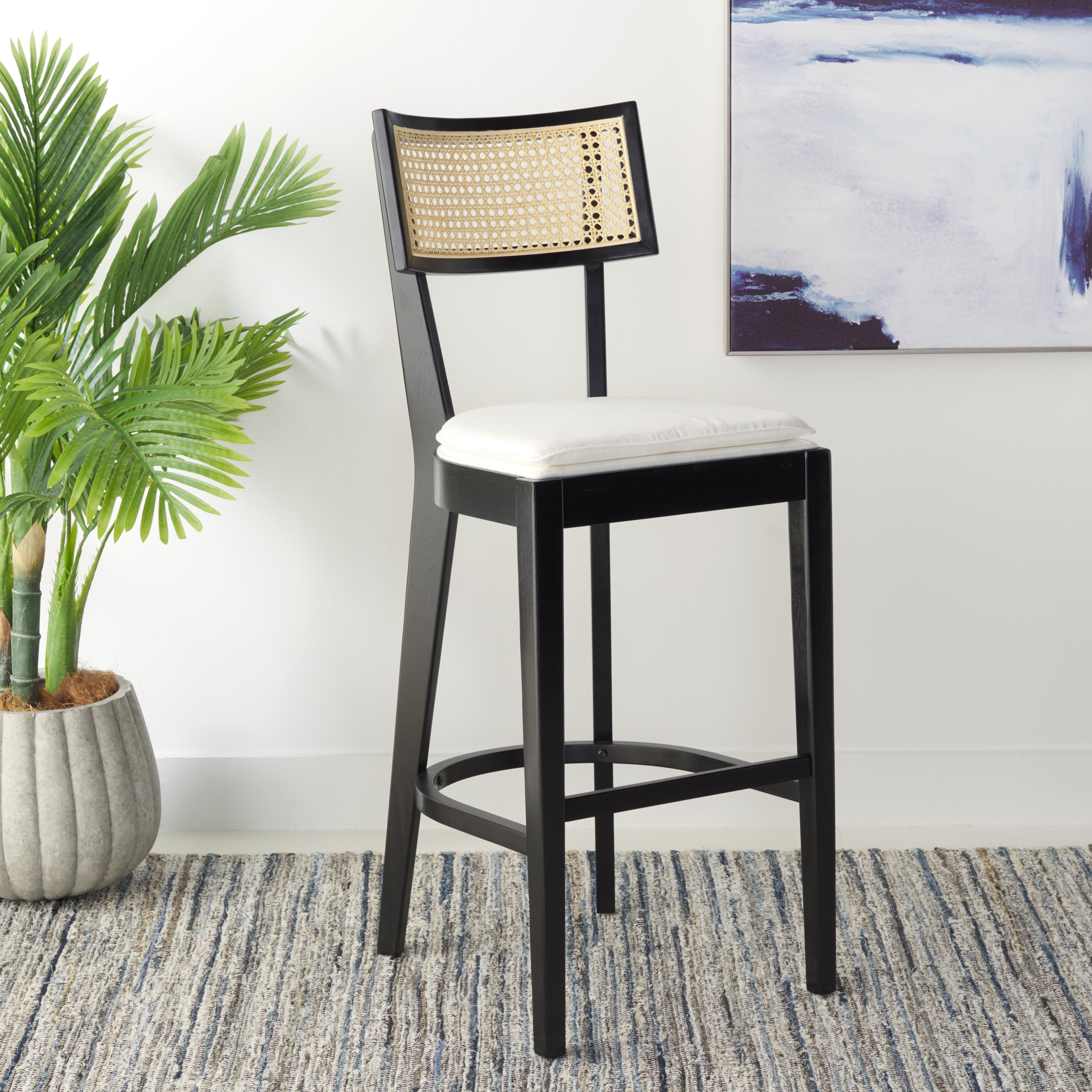 GALWAY CANE BAR STOOL