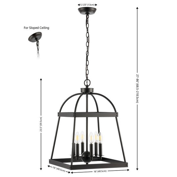 GRACYN 6LT CHANDELIER