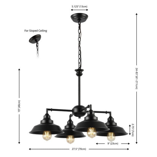 WESTLYN 4LT 27 INCH CHANDELIER