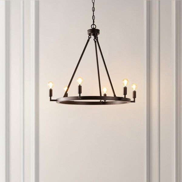 NEVADA 6LT 26 INCH CHANDELIER