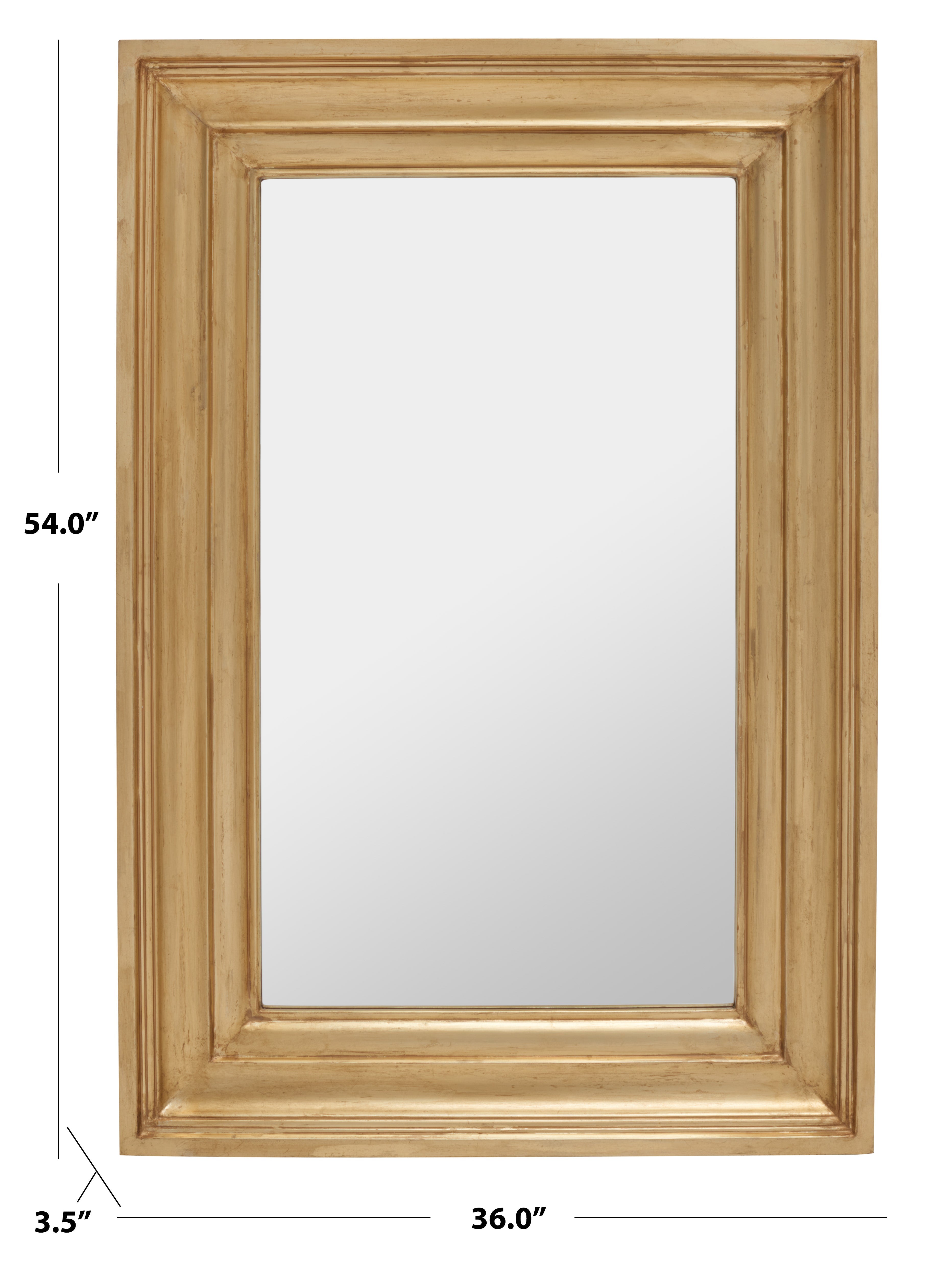 ZACHARY SMALL RECTANGLE WALL MIRROR