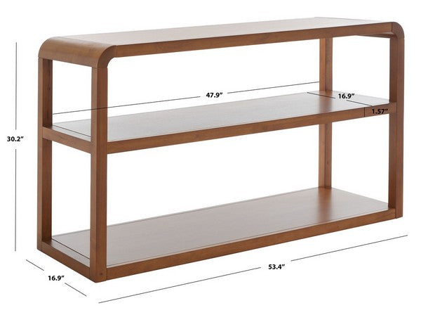 OMARA 3 TIER CONSOLE TABLE