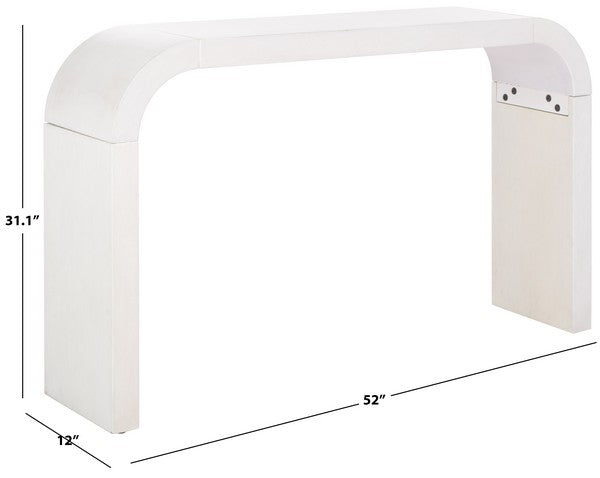 LIASONYA CURVED CONSOLE TABLE