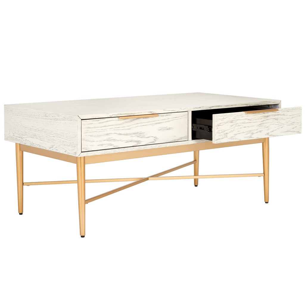 PIERRE 2 DRAWER COFFEE TABLE