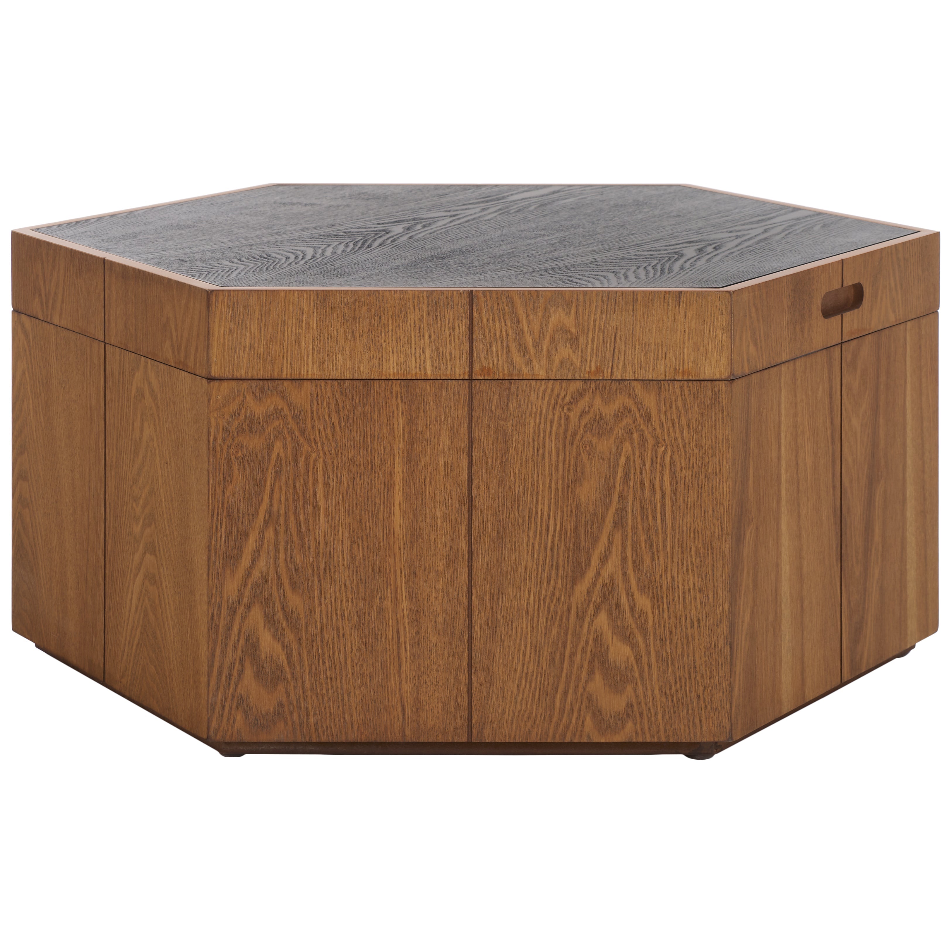 RAFAELA HEXAGON TRAY TOP COFFEE TABLE WITH STORAGE