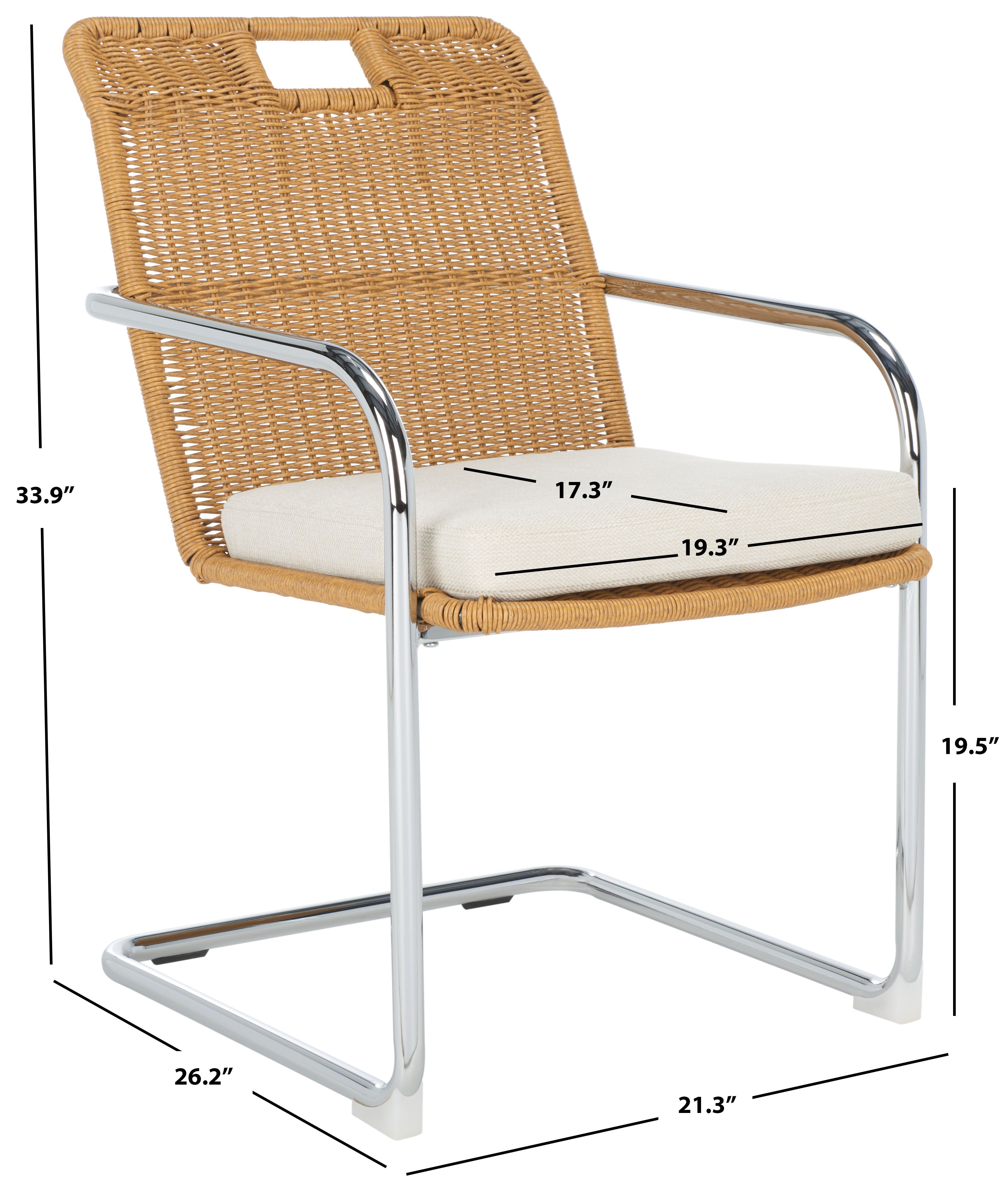 MALOU RATTAN DINING CHAIR