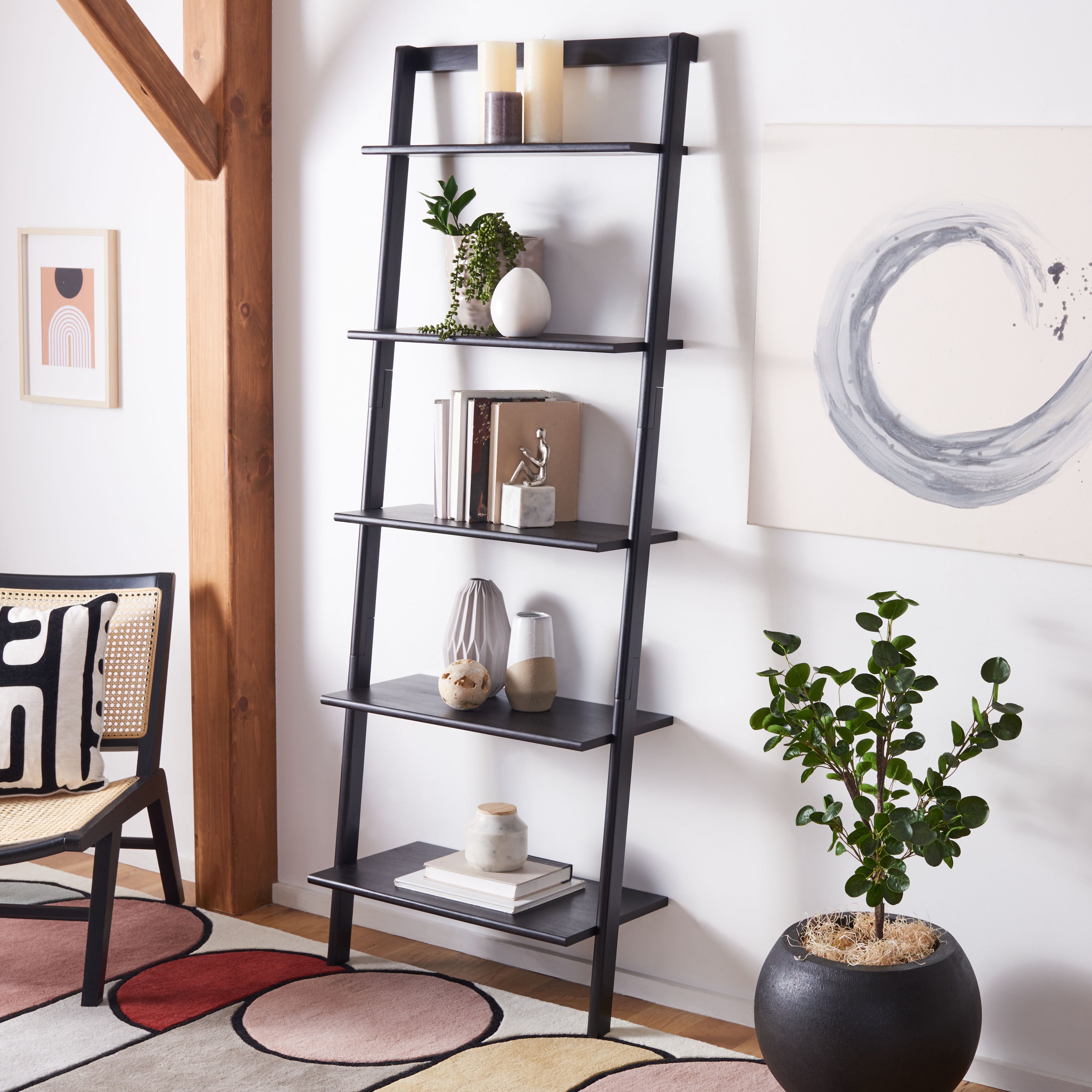 CULLYN 5 TIER LEANING ETAGERE