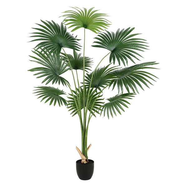 FAUX PALM 71"POTTED TREE