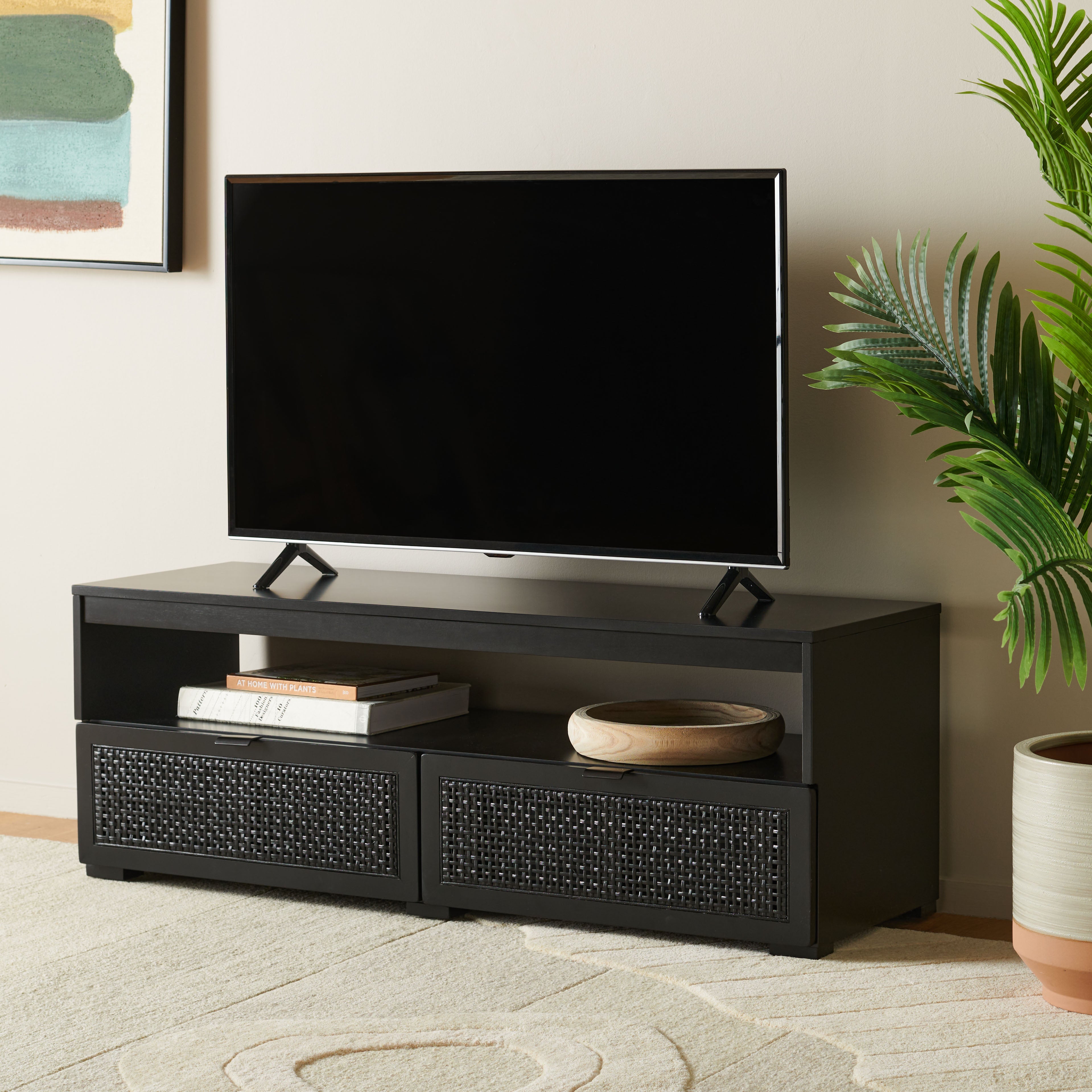 THEON 2 DRAWER MEDIA STAND