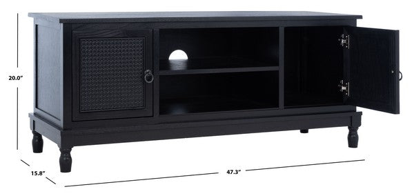 HAINES 2DR 1 SHELF MEDIA STAND