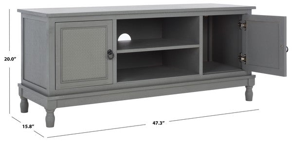 HEDS 2DR 1 SHELF MEDIA STAND