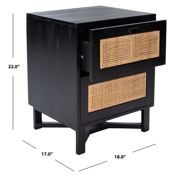 HEDWIG 2 DRAWER NIGHTSTAND