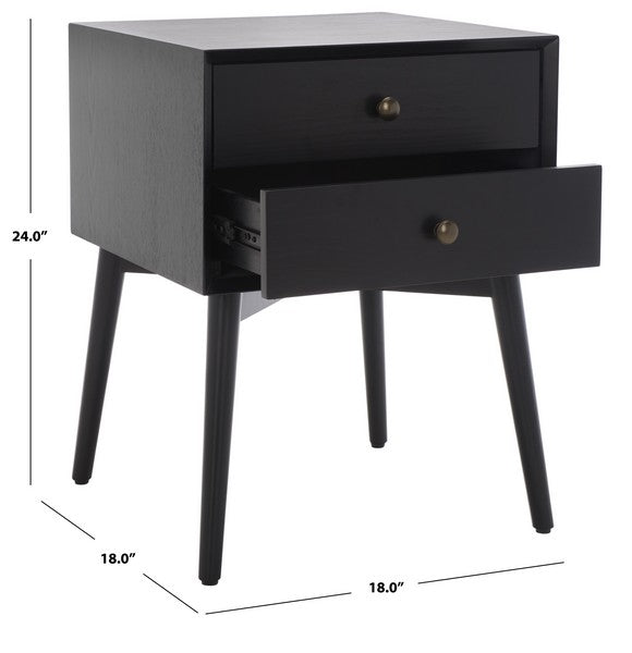 SCULLY 2 DRAWER NIGHTSTAND