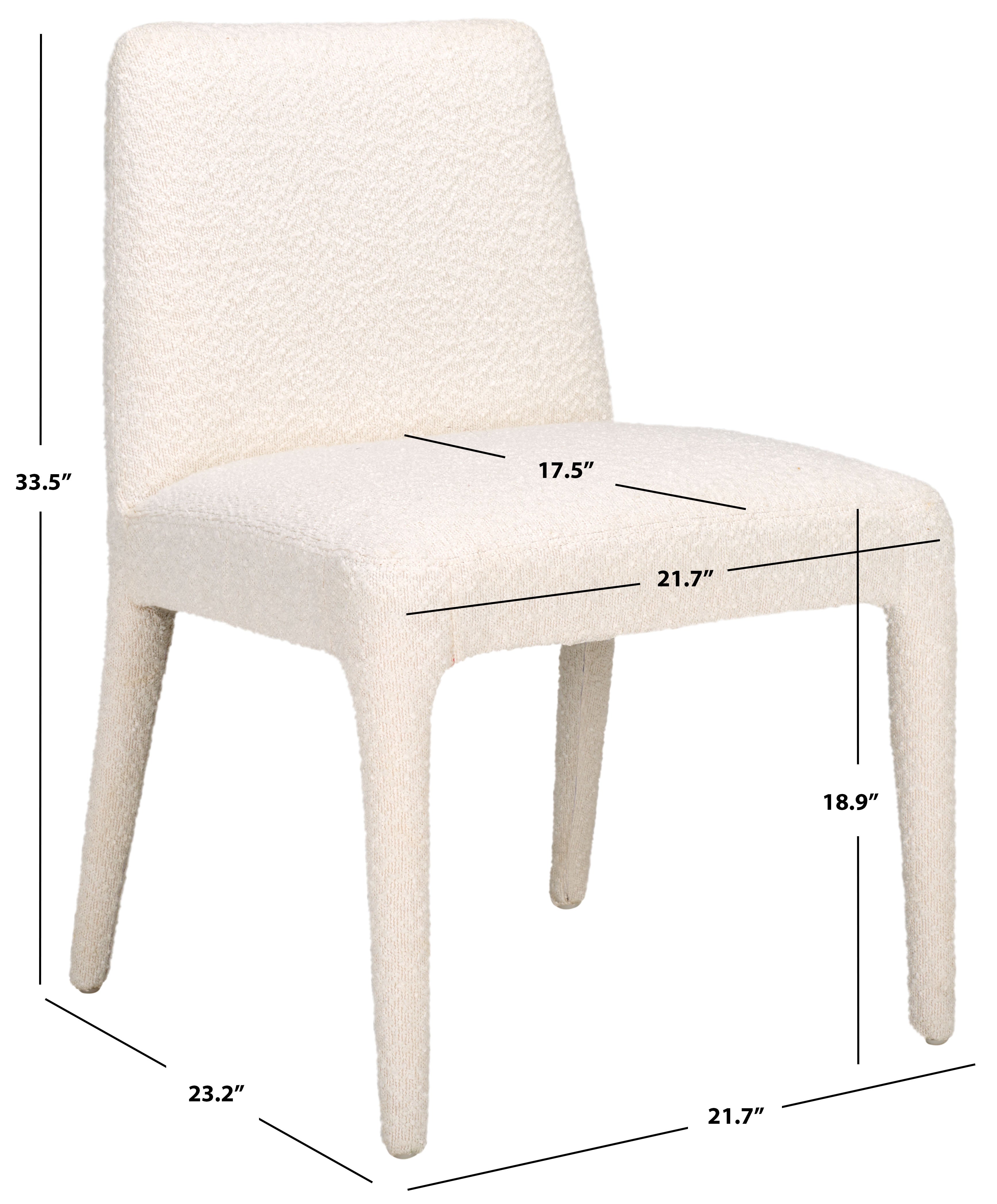 DERRICK BOUCLE DINING CHAIR