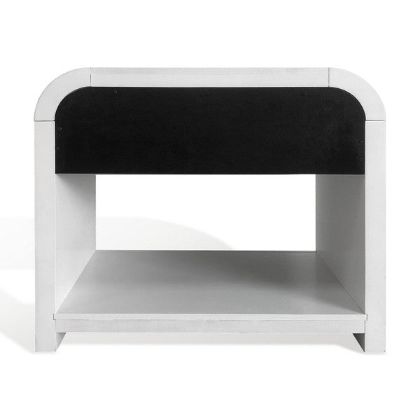 LIABELLA 1 DRAWER CURVED NIGHTSTAND