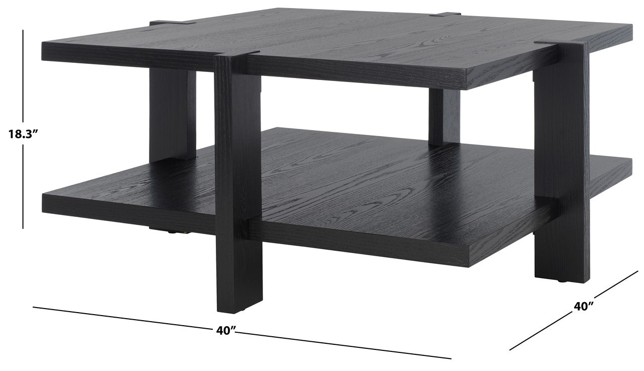 QUIGLEY SQUARE WOOD COFFEE TABLE