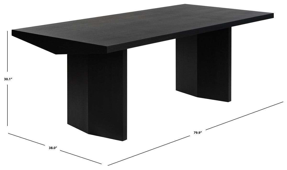 JAYLIN RECTANGLE WOOD DINING TABLE