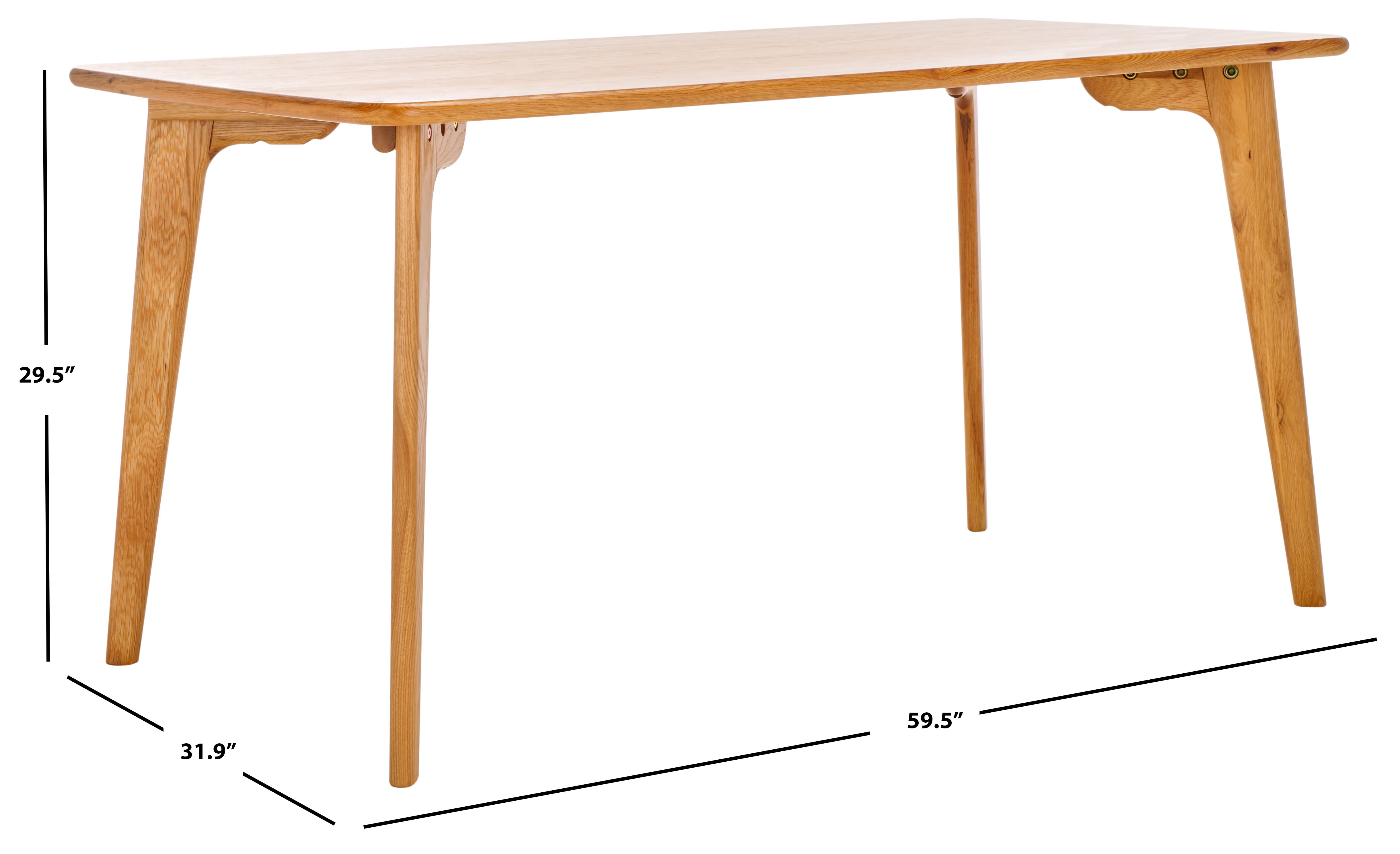 CALVERTON WOOD DINING TABLE