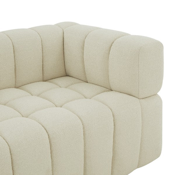 CALYNA CHANNEL TUFTED BOUCLE SOFA