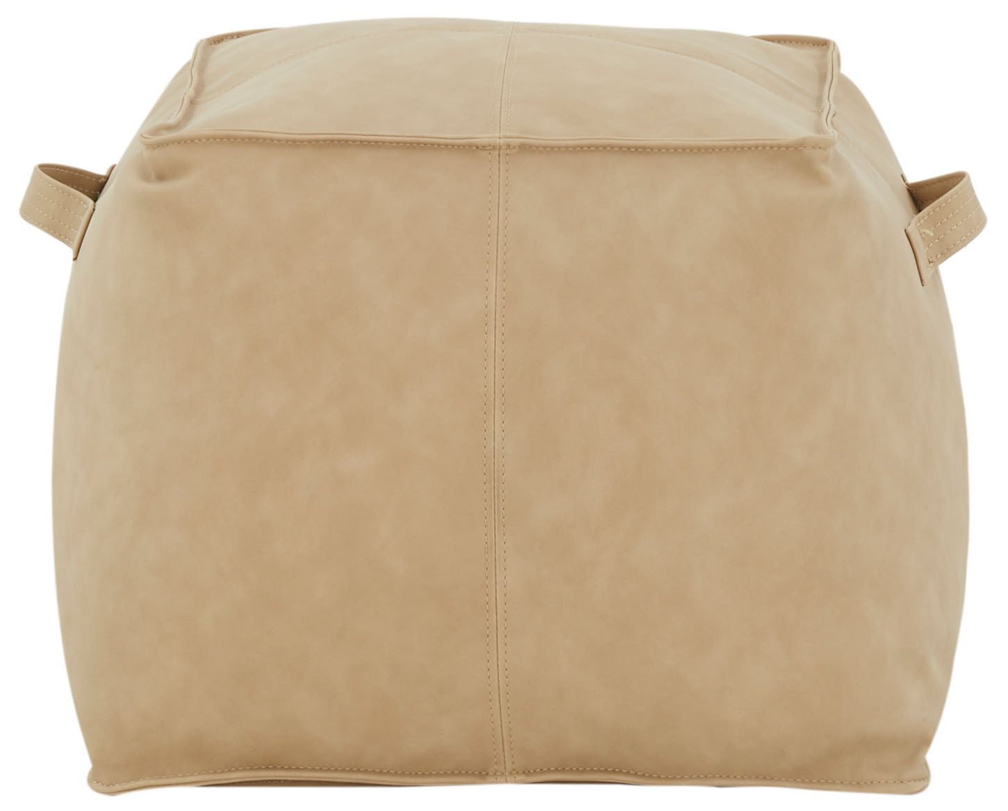 PABLO VEGAN LEATHER POUF