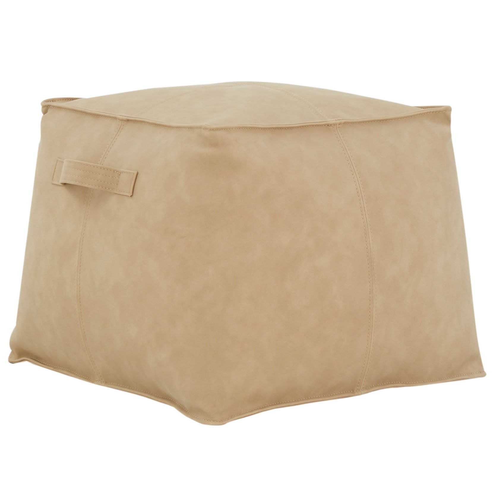 PABLO VEGAN LEATHER POUF