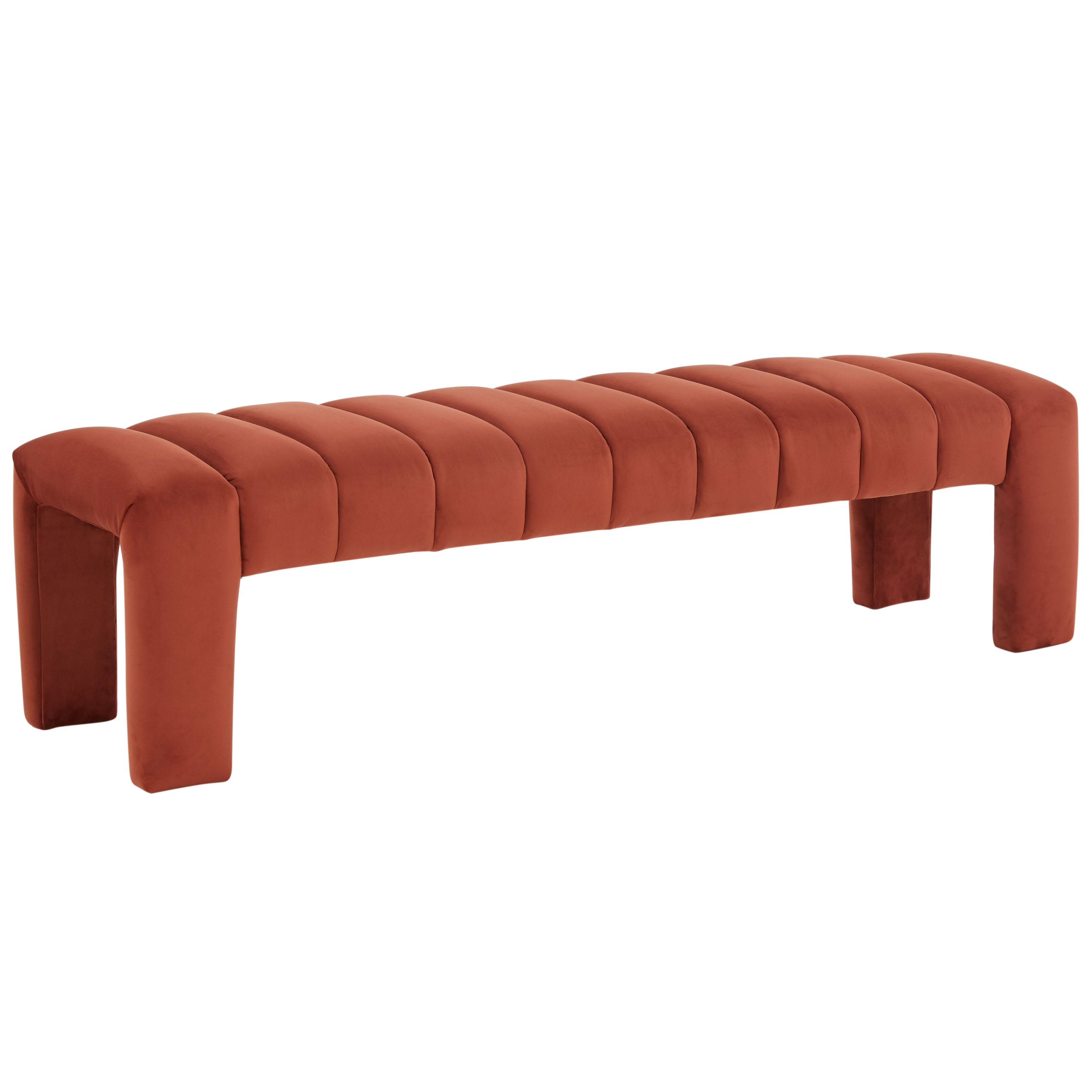 BELLISIMA CHANNEL TUFTED BENCH