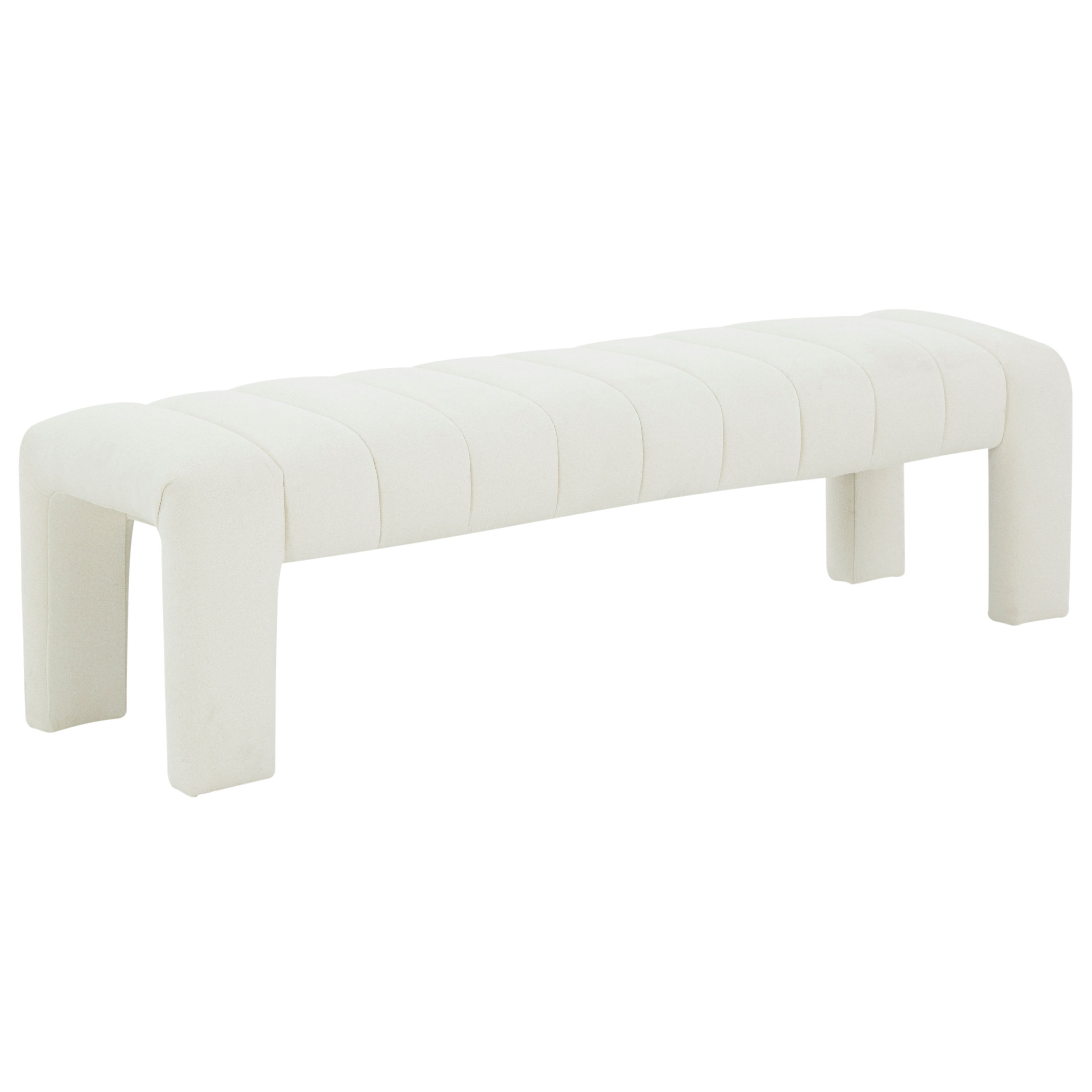 BELLISIMA CHANNEL TUFTED BENCH