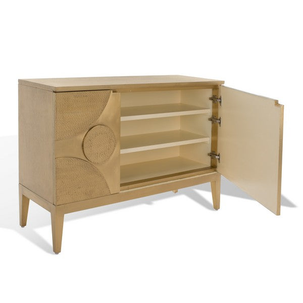 DORIELLE BRASS COVERED SIDEBOARD