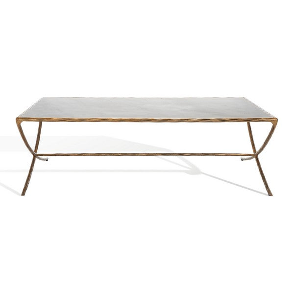 DEBBIE RECTANGLE METAL COFFEE TABLE