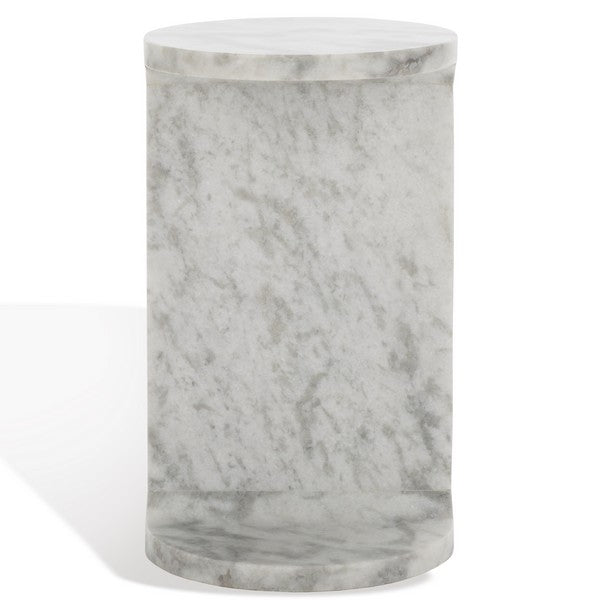 MELINDA MARBLE "C" ACCENT TABLE