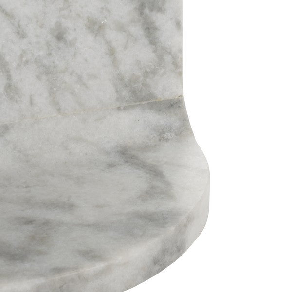 MELINDA MARBLE "C" ACCENT TABLE