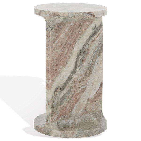 MELINDA MARBLE "C" ACCENT TABLE