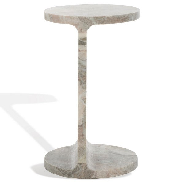 MELINDA MARBLE "C" ACCENT TABLE