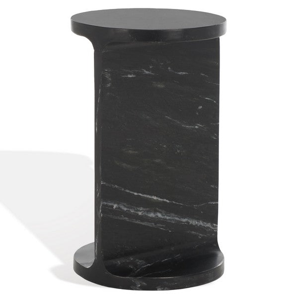 MELINDA MARBLE "C" ACCENT TABLE