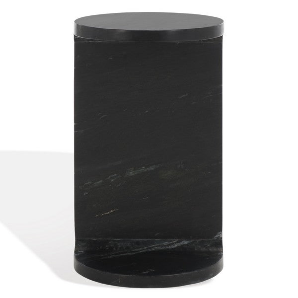 MELINDA MARBLE "C" ACCENT TABLE