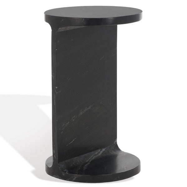 MELINDA MARBLE "C" ACCENT TABLE