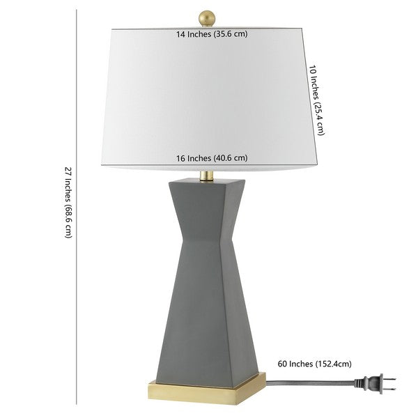 ONDER, 27 INCH RESIN TABLE LAMP SET OF 2