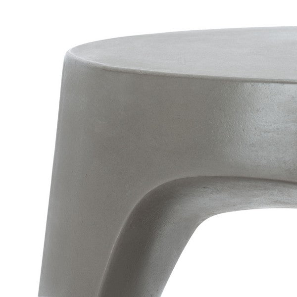 VIKKI CONCRETE ACCENT STOOL