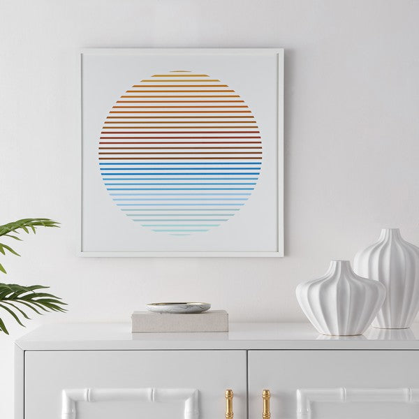 OCEANSIDE SUNRISE FRAMED WALL ART