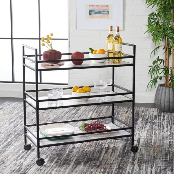 IDRIA 3 TIER BAR CART