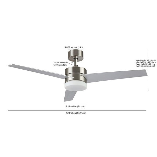 RADCLIFF CEILING LIGHT FAN