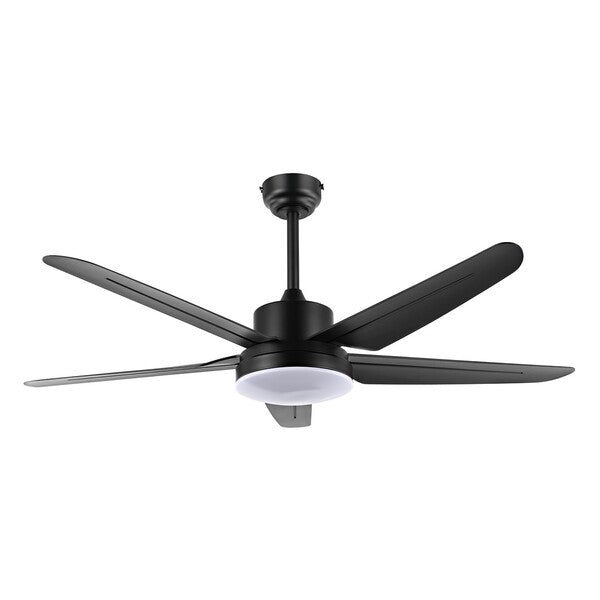 MELESA, LED LIGHT, 52 INCH, BLACK, IRON CEILING FAN