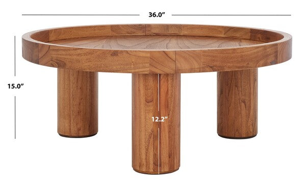 MEEK 3 LEG ROUND COFFEE TABLE