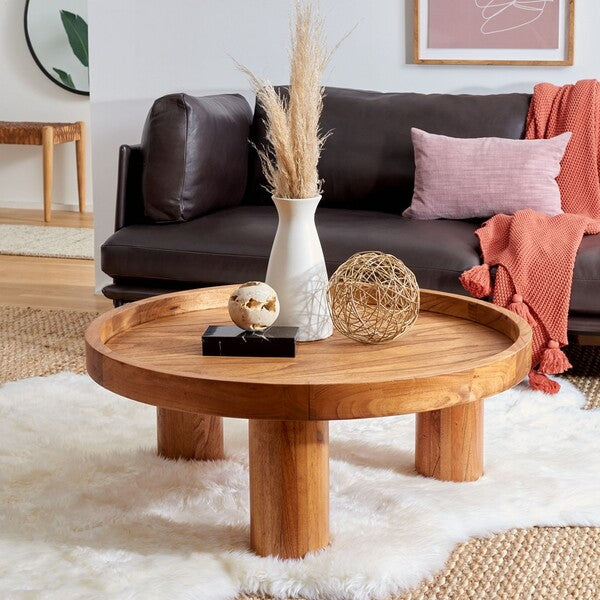 MEEK 3 LEG ROUND COFFEE TABLE