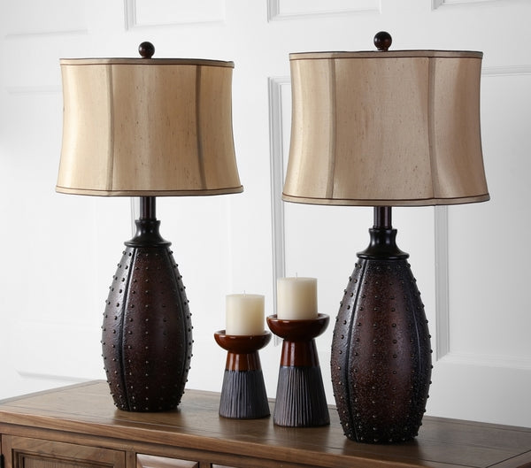 SANTA 28.5 INCH H FE FAUX LEATHER LAMP (SET OF 2)