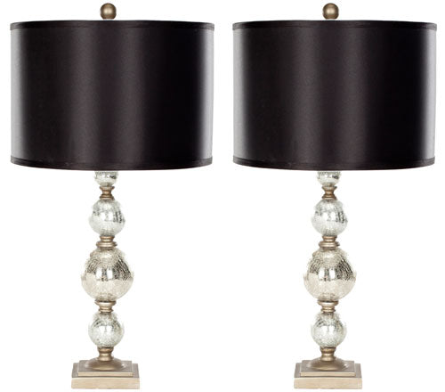 NETTIE 27 INCH H MERCURY GLASS TABLE LAMP (SET OF 2)